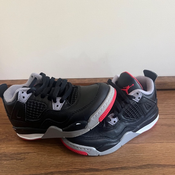 Nike Jordan 4 Bred Reimagined in Black & Red sz 11 - Picture 8 of 11